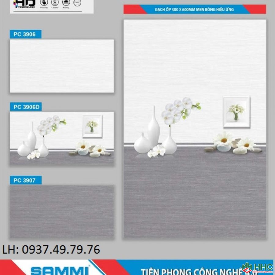 Gạch ốp tường 30x60 Sammi HA3907